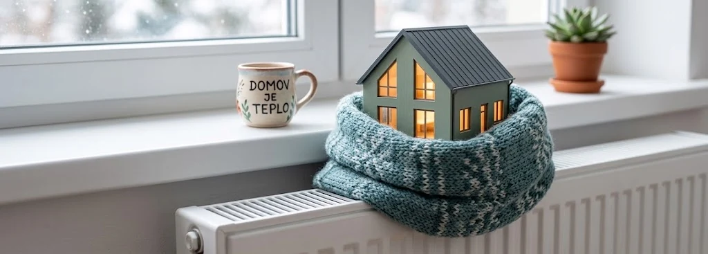 Teplý domov v zimě bez zbytečného vyvětrání tepla oknem