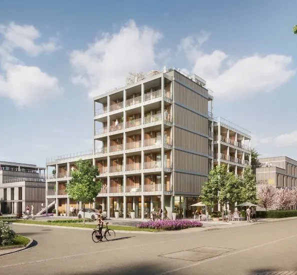 Campus Rosenheim - pohled na obytný soubor