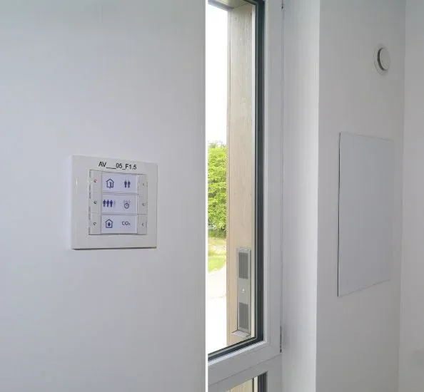 Ovládání InControl a zapuštěná jednotka Meltem v projektu Heidenheim