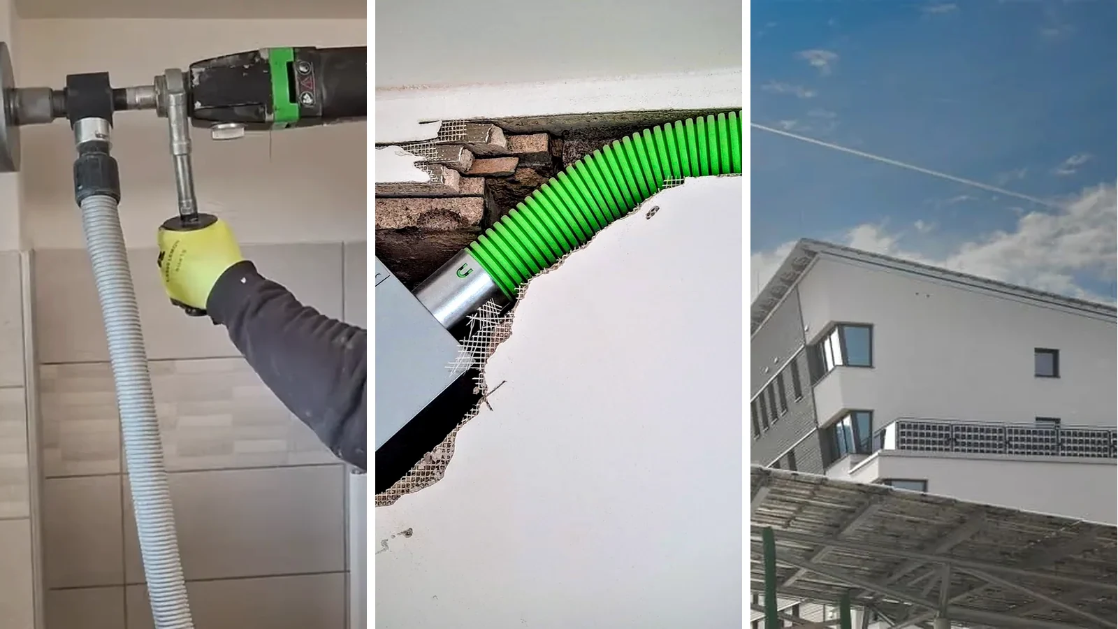 Ukázky montáže a použití rekuperace Meltem v různých typech staveb