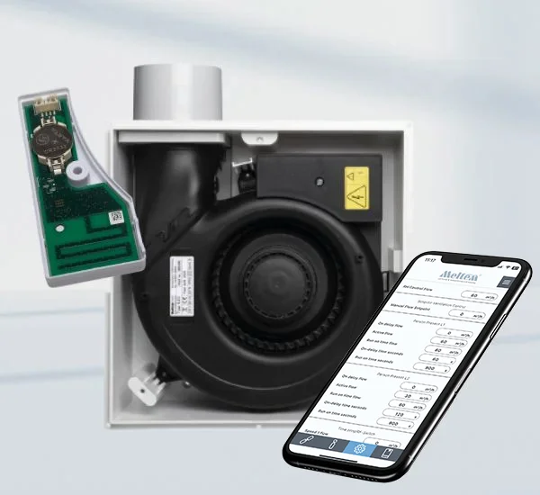 Meltem SimplAir-EC Flex Control a aplikace